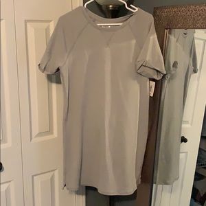 Light gray casual athletic dress